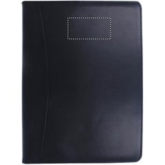 Portafolios polipiel con calculadora, boli, bloc | FRONT DEBOSSING | 80 x 40