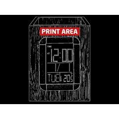 Portalapicero con estación hora y calendario | Zona 1 | 50 x 10