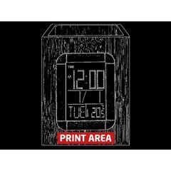Portalapicero con estación hora y calendario | Zona 2 | 50 x 10