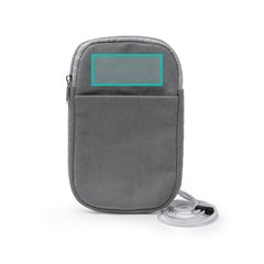 Portamóvil de pana con cremallera | ZONA2 | 70 x 30