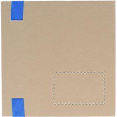Portanotas adhesivas de papel ecológico reciclado y bolígrafo | Trasero | 80 x 50