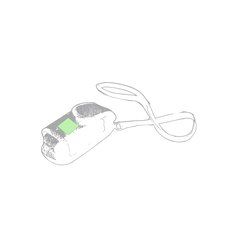 Portatodo pequeño de Poliéster con Velcro | En el cuerpo | 30 x 30