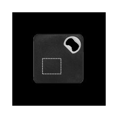 Posavasos con abrebotellas | Parte superior | 30 x 25