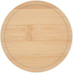Posavasos de Bambú Natural | Lado 1 | 80 x 80