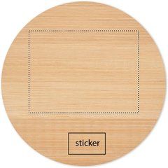 Posavasos de Bambú Natural | Lado 2 | 60 x 45