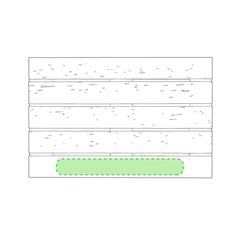 Posavasos palet de madera natural | Parte inferior de la cara principal | 80 x 10