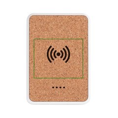 Power Bank ABS y Corcho 5000 mAh | Frontal | 50 x 40