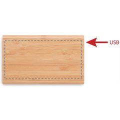 Power Bank Bambú 4000mAh | Frontal | 110 x 55