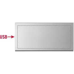 Powerbank 8000 mAh aluminio reciclado | BOTTOM PD | 140 x 60