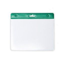 Porta credenciales de colores personalizado 11 x 9,5cm Verde