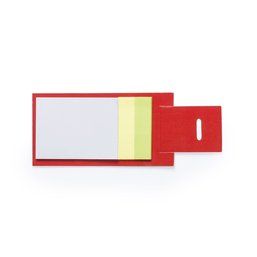 Portanotas de cartón con diseño stand Rojo