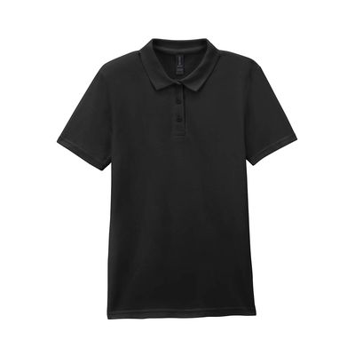 Polo mujer algodón Black S