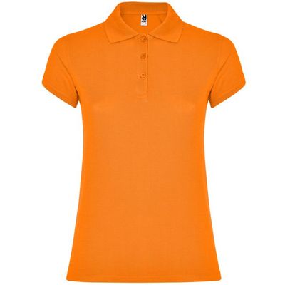 Polo Manga Corta Mujer Colores Naranja 3Xl