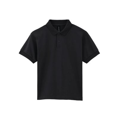 Polo jersey infantil Black S