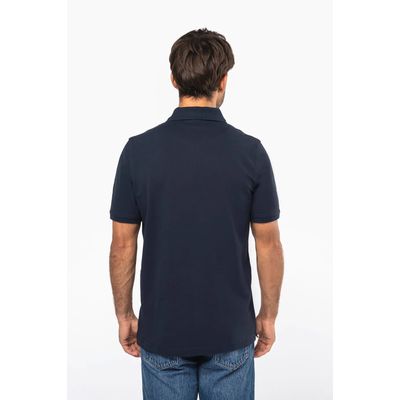 Polo de punto piqué manga corta