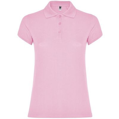 Polo Manga Corta Mujer Colores Rosa Claro L