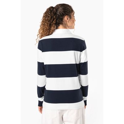 Polo a rayas unisex Manga Larga