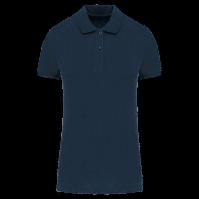 Polo de mujer de algodón orgánico Navy Xxl