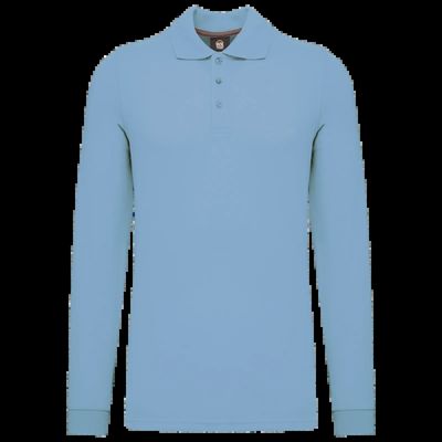 Polo Antibacteriano Hombre Sky Blue L
