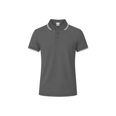 Polo de piqué transpirable Gri Xl