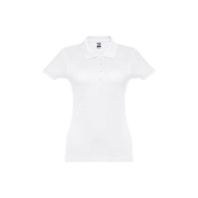 Polo de mujer manga corta de algodón