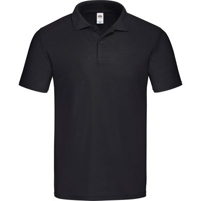 Polo hombre de corte ceñido Black L