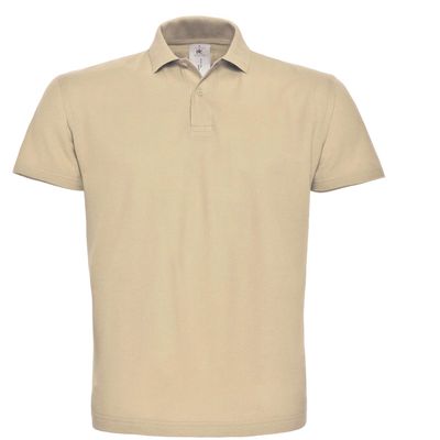 Polo hombre cuello canalé Sand M