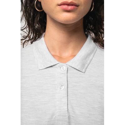 Polo manga larga mujer algodón lavable