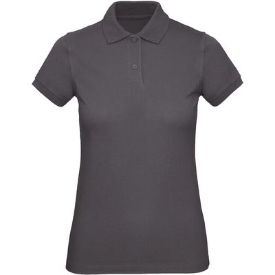 Polo Orgánico Mujer Dark Grey M