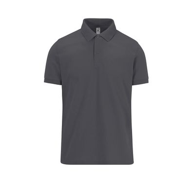 Polo manga corta hombre algodón preencogido Dark Grey 3Xl