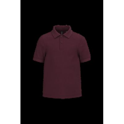 Polo infantil 100% algodón Wine 8/10 Ans