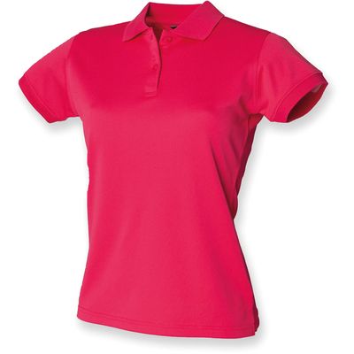 Polo clásico mujer Bright Pink Xxl