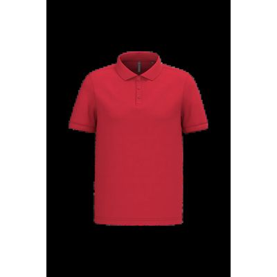 Polo piqué manga corta de algodón Red Xl