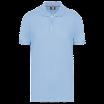 Polo Antibacteriano Hombre uso profesional Sky Blue 4Xl