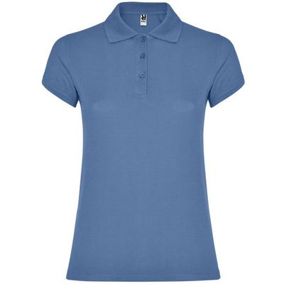 Polo Manga Corta Mujer Colores Azul Riviera L