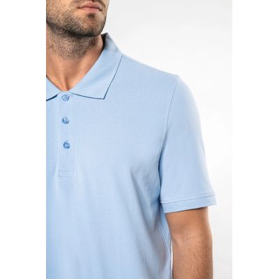 Polo piqué manga corta de algodón