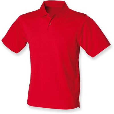 Polo hombre poliéster micropiqué Classic Red Xl