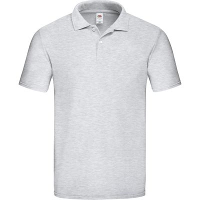 Polo hombre de corte ceñido Heather Grey 3Xl
