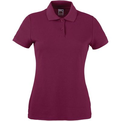 Polo mujer piqué Burgundy Xl