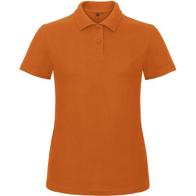 Polo entallado para mujer 100% algodón Orange M