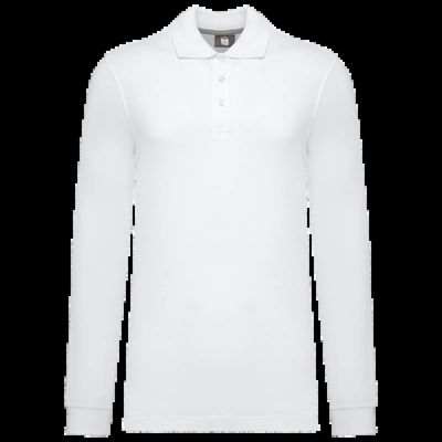 Polo Antibacteriano Hombre White Xxl
