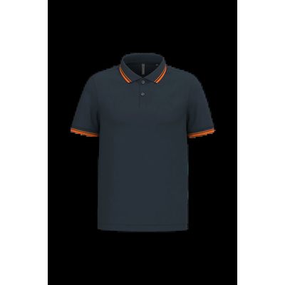 Polo manga corta hombre Navy / Orange M