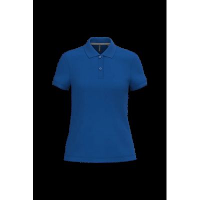 Polo manga corta mujer algodón Royal Blue L