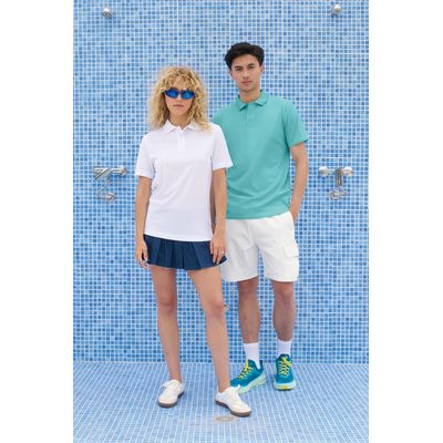 Polo unisex deportivo de poliéster reciclado