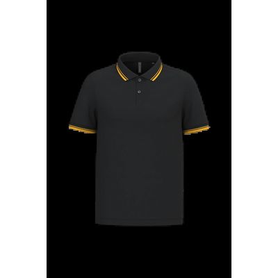 Polo manga corta hombre Black / Yellow M