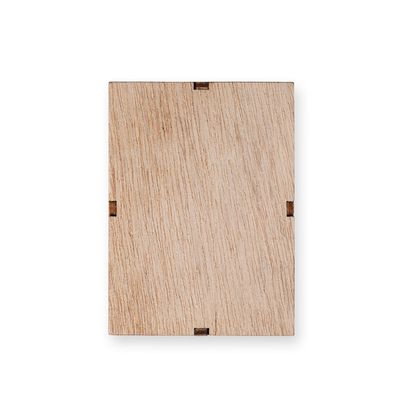 Portavelas Xmas de madera