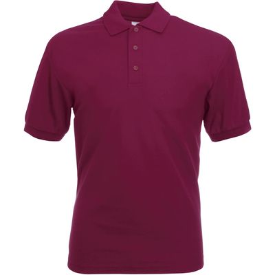 Polo cuidado fácil Burgundy Xxl