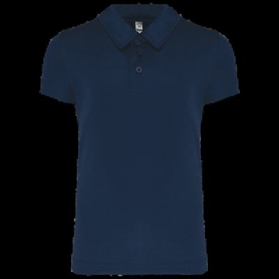 Polo deportivo manga corta infantil Navy 8/10 Ans