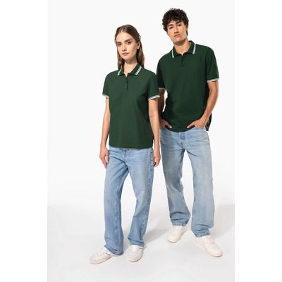 Polo a rayas mujer manga corta