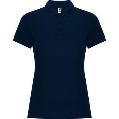 Polo mujer manga corta entallado Marino 3Xl